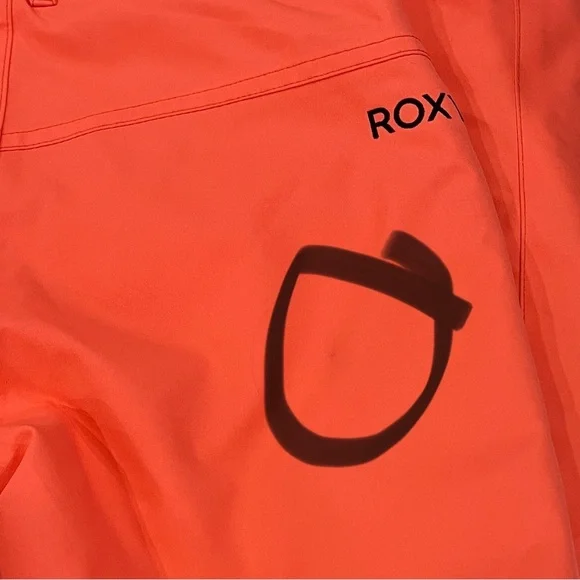 Roxy Girls Pink and Orange Water Resident Ski Pants Size 8 - Picture 9 of 9
